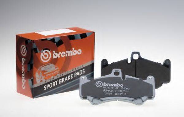 BREMBO 07B31501 Комплект высокоэффективных тормозных колодок