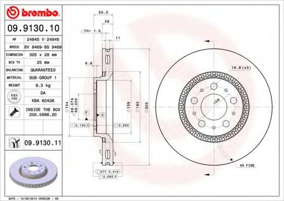 BREMBO 09.9130.10