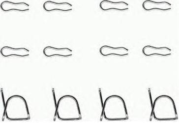 BREMBO A02240 Комплектующие, колодки дискового тормоза