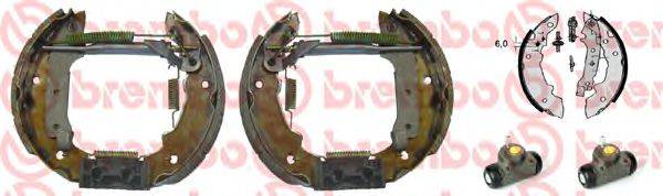 BREMBO K68008 Комплект тормозных колодок