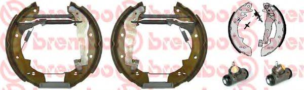 BREMBO K68015 Комплект тормозных колодок