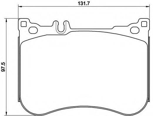 BREMBO P50114 Комплект тормозных колодок, дисковый тормоз