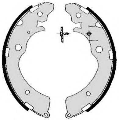 BREMBO S28507 Комплект тормозных колодок