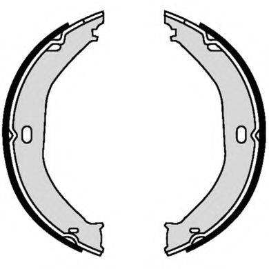 BREMBO S37505 Комплект тормозных колодок, стояночная тормозная система