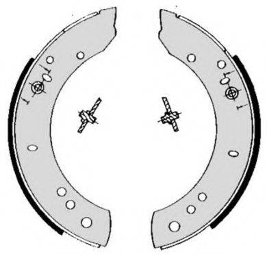 BREMBO S44502 Комплект тормозных колодок