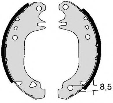 BREMBO S61535 Комплект тормозных колодок