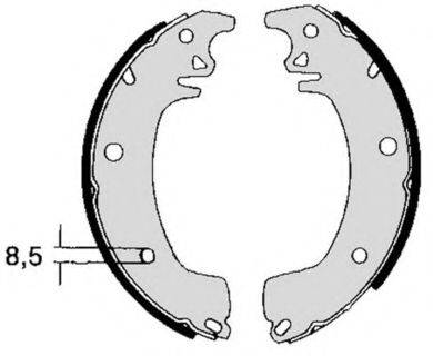 BREMBO S68514 Комплект тормозных колодок