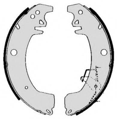 BREMBO S68537 Комплект тормозных колодок