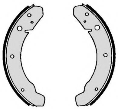 BREMBO S85501 Комплект тормозных колодок