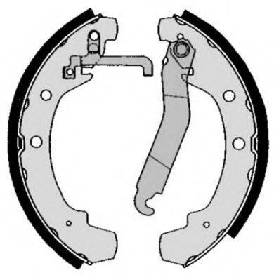 BREMBO S85510 Комплект тормозных колодок