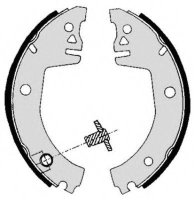 BREMBO S85512 Комплект тормозных колодок