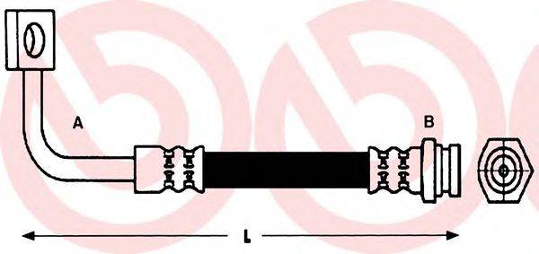 BREMBO T30095 Тормозной шланг