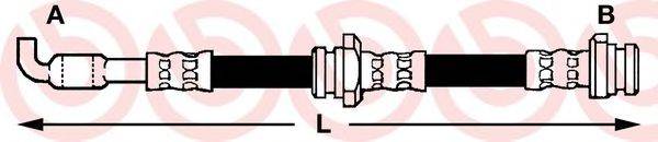 BREMBO T49018 Тормозной шланг