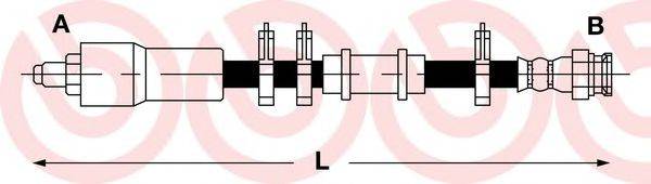 BREMBO T50045 Тормозной шланг