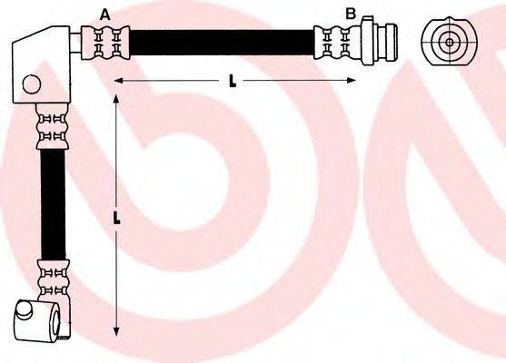 BREMBO T56040 Тормозной шланг