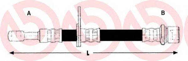 BREMBO T78029 Тормозной шланг