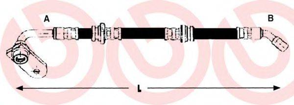 BREMBO T79033 Тормозной шланг