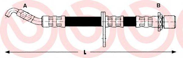 BREMBO T83013 Тормозной шланг