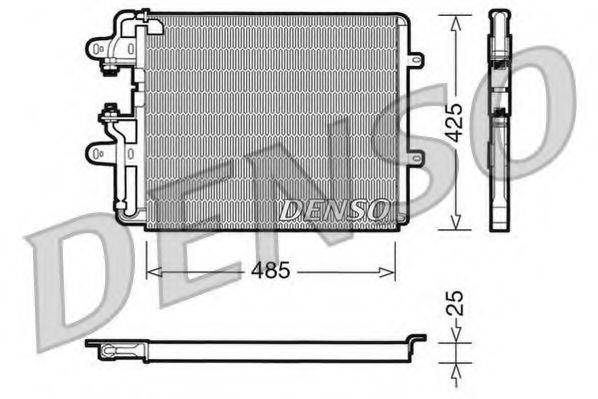 DENSO DCN09030 Конденсатор, кондиционер