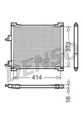 DENSO DCN10015 Конденсатор, кондиционер