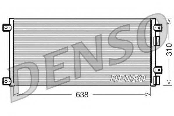 DENSO DCN12002 Конденсатор, кондиционер