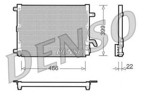 DENSO DCN13001 Конденсатор, кондиционер