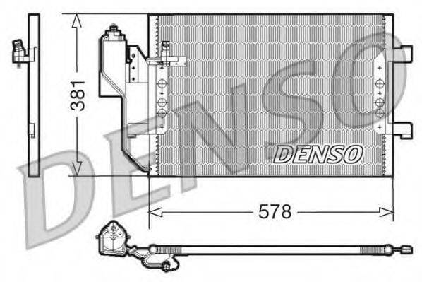 DENSO DCN17002 Конденсатор, кондиционер