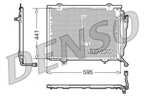 DENSO DCN17012 Конденсатор, кондиционер