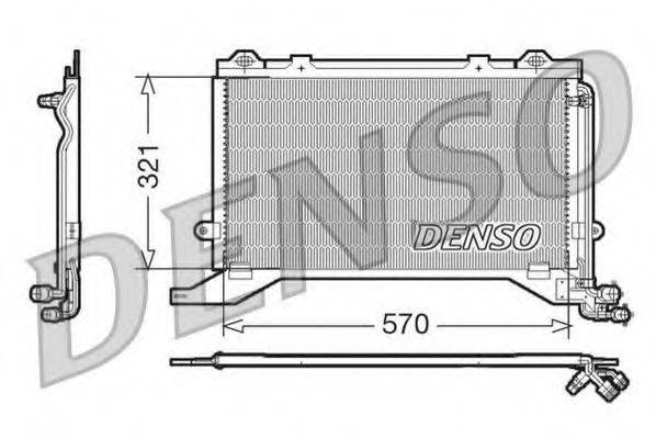 DENSO DCN17020 Конденсатор, кондиционер