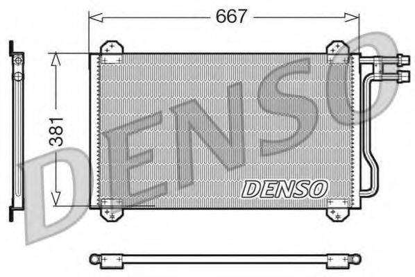 DENSO DCN17055 Конденсатор, кондиционер