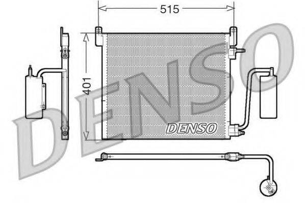DENSO DCN20033 Конденсатор, кондиционер