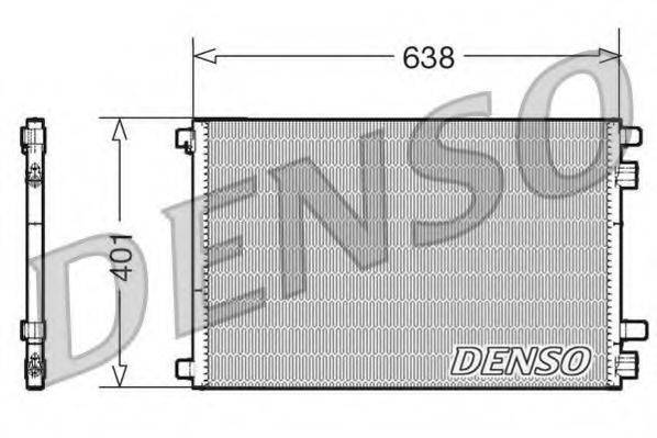 DENSO DCN23012 Конденсатор, кондиционер