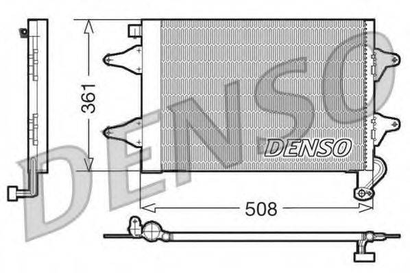 DENSO DCN27004 Конденсатор, кондиционер