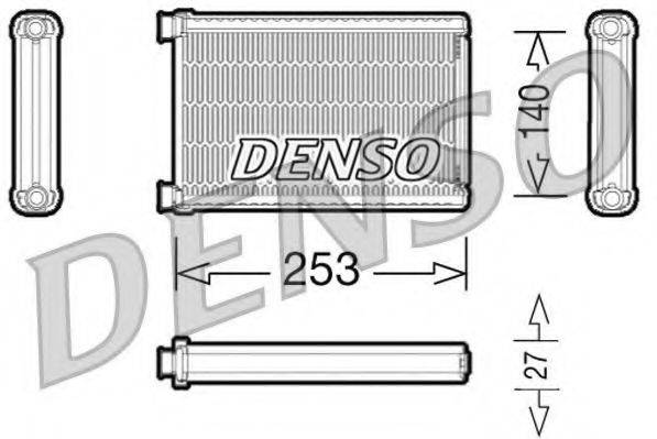 DENSO DRR05005 Теплообменник, отопление салона