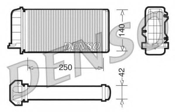 DENSO DRR09001 Теплообменник, отопление салона