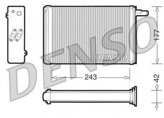 DENSO DRR09030 Теплообменник, отопление салона