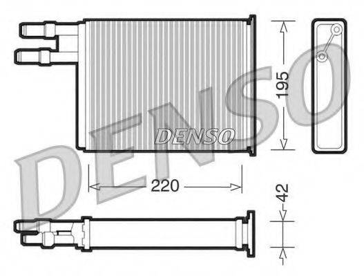 DENSO DRR09031 Теплообменник, отопление салона