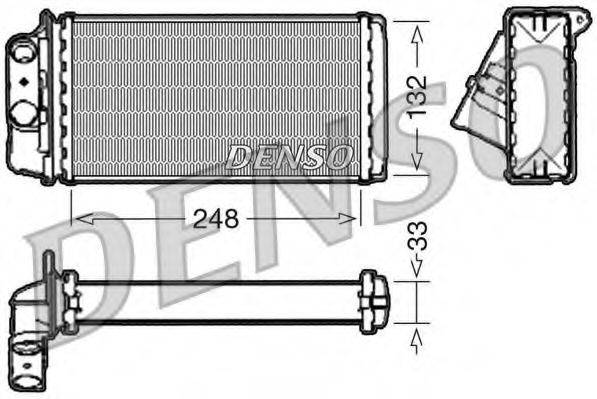 DENSO DRR09050 Теплообменник, отопление салона