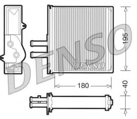 DENSO DRR09060 Теплообменник, отопление салона