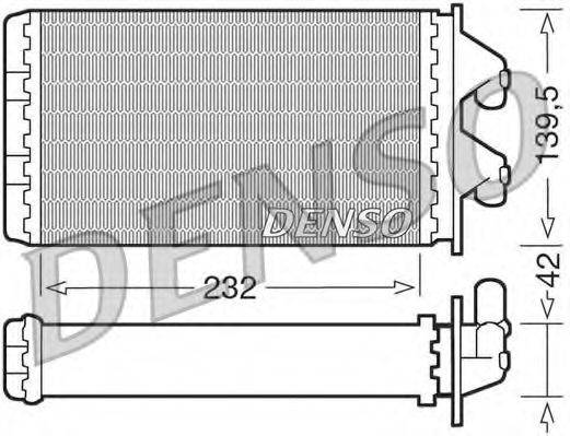 DENSO DRR09081 Теплообменник, отопление салона