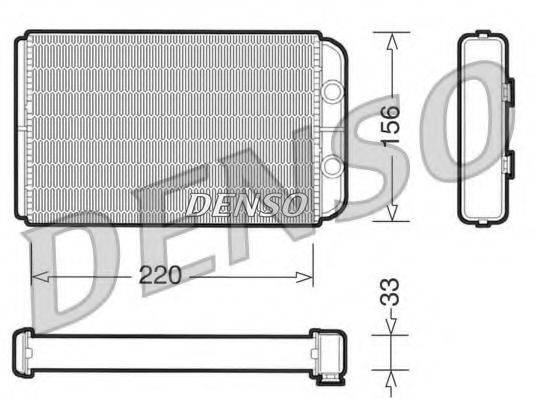 DENSO DRR09090 Теплообменник, отопление салона