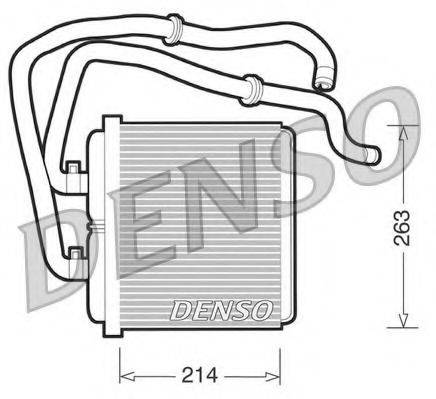 DENSO DRR12003 Теплообменник, отопление салона