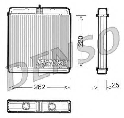 DENSO DRR12005 Теплообменник, отопление салона