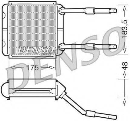 DENSO DRR20001 Теплообменник, отопление салона