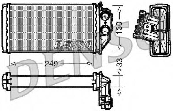 DENSO DRR21002 Теплообменник, отопление салона