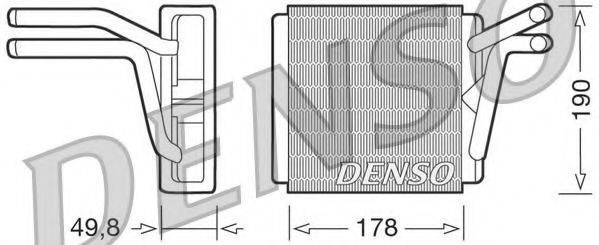 DENSO DRR33001 Теплообменник, отопление салона