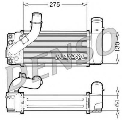 DENSO DIT50001 Интеркулер