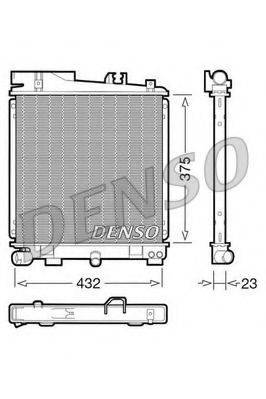DENSO DRM05029 Радиатор, охлаждение двигателя