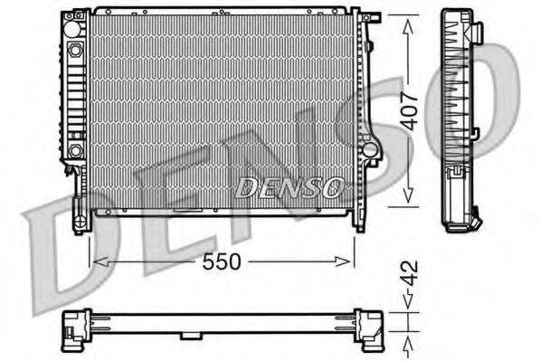 DENSO DRM05040 Радиатор, охлаждение двигателя