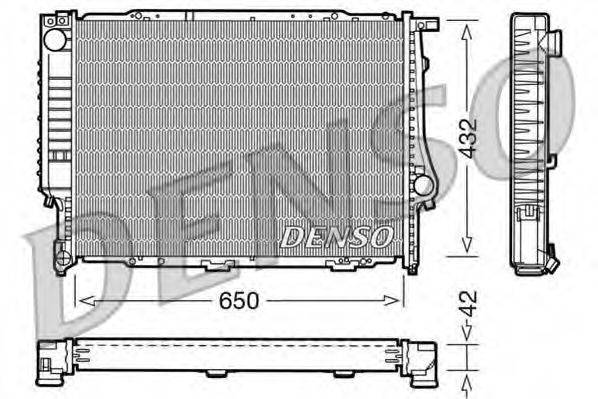 DENSO DRM05055 Радиатор, охлаждение двигателя